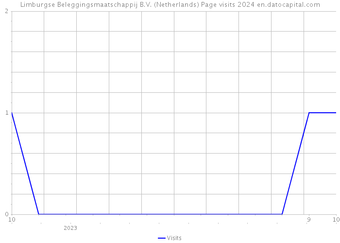 Limburgse Beleggingsmaatschappij B.V. (Netherlands) Page visits 2024 