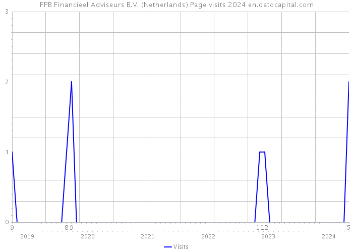 FPB Financieel Adviseurs B.V. (Netherlands) Page visits 2024 