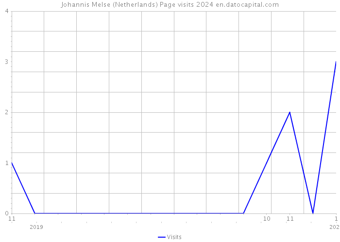 Johannis Melse (Netherlands) Page visits 2024 