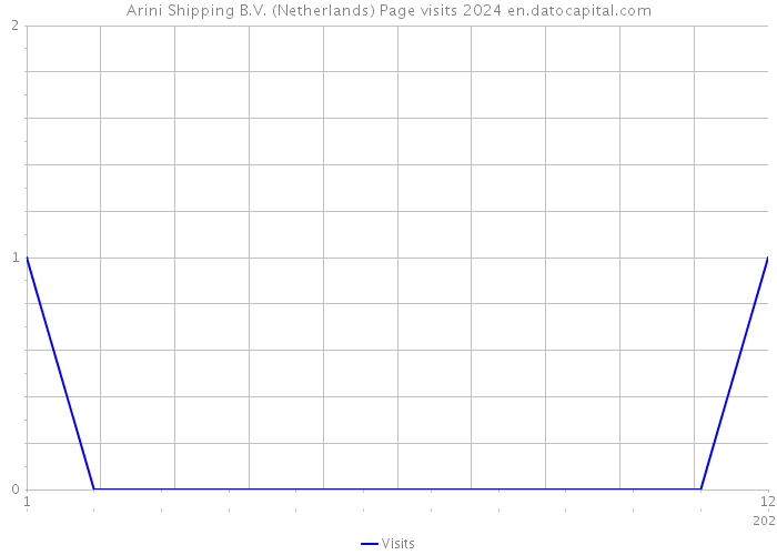 Arini Shipping B.V. (Netherlands) Page visits 2024 