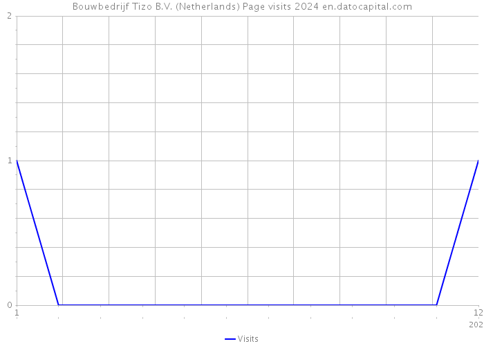 Bouwbedrijf Tizo B.V. (Netherlands) Page visits 2024 