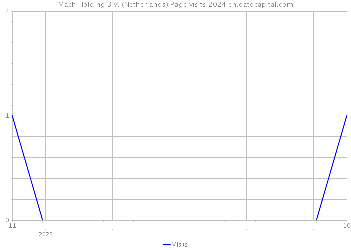 Mach Holding B.V. (Netherlands) Page visits 2024 
