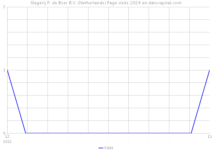 Slagerij P. de Boer B.V. (Netherlands) Page visits 2024 