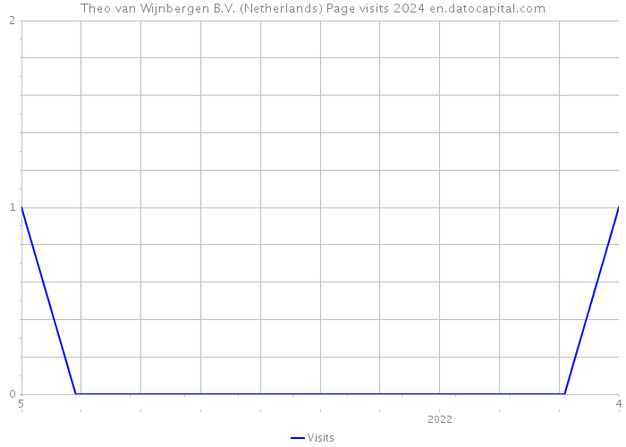 Theo van Wijnbergen B.V. (Netherlands) Page visits 2024 
