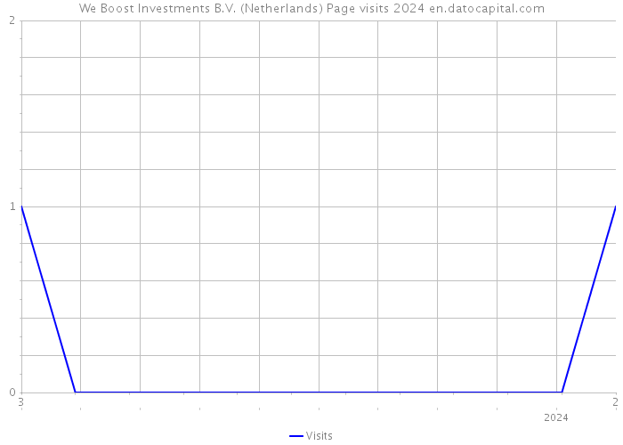 We Boost Investments B.V. (Netherlands) Page visits 2024 