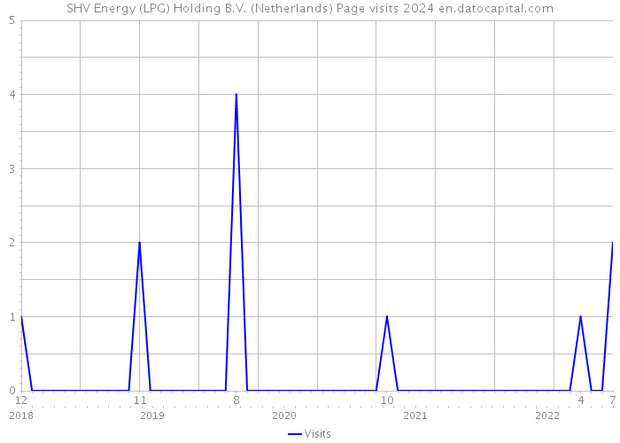 SHV Energy (LPG) Holding B.V. (Netherlands) Page visits 2024 