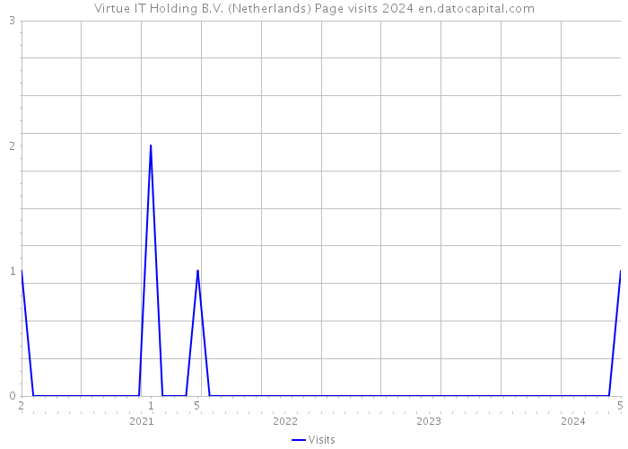 Virtue IT Holding B.V. (Netherlands) Page visits 2024 