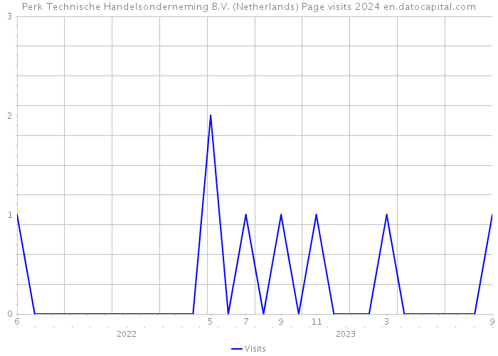 Perk Technische Handelsonderneming B.V. (Netherlands) Page visits 2024 