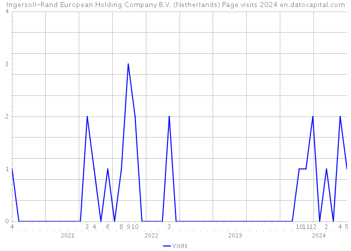 Ingersoll-Rand European Holding Company B.V. (Netherlands) Page visits 2024 
