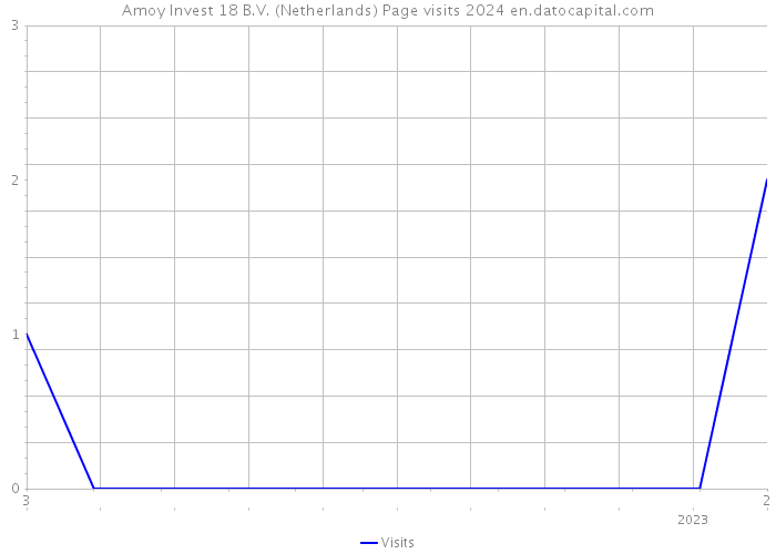 Amoy Invest 18 B.V. (Netherlands) Page visits 2024 