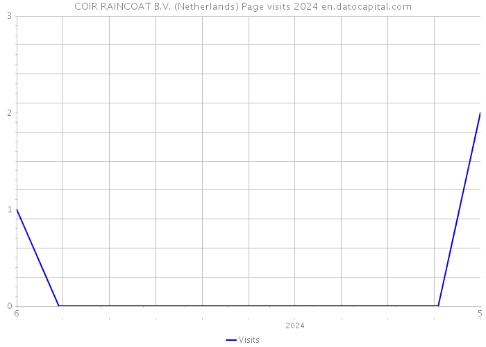 COIR RAINCOAT B.V. (Netherlands) Page visits 2024 