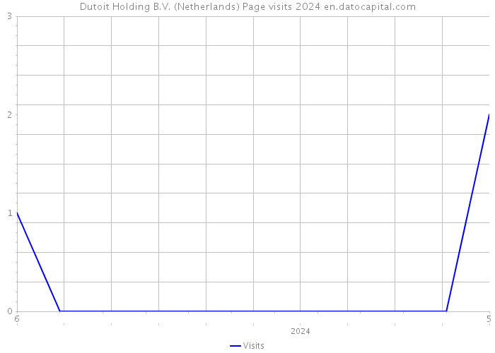 Dutoit Holding B.V. (Netherlands) Page visits 2024 