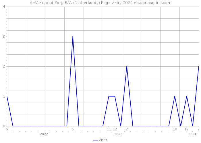 A-Vastgoed Zorg B.V. (Netherlands) Page visits 2024 