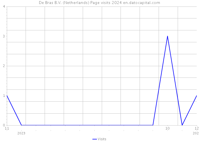 De Bras B.V. (Netherlands) Page visits 2024 