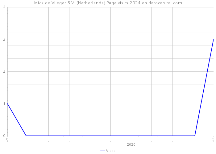 Mick de Vlieger B.V. (Netherlands) Page visits 2024 