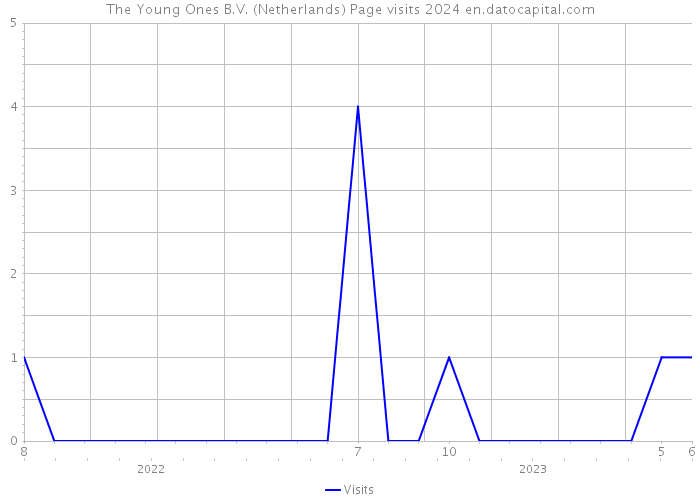 The Young Ones B.V. (Netherlands) Page visits 2024 