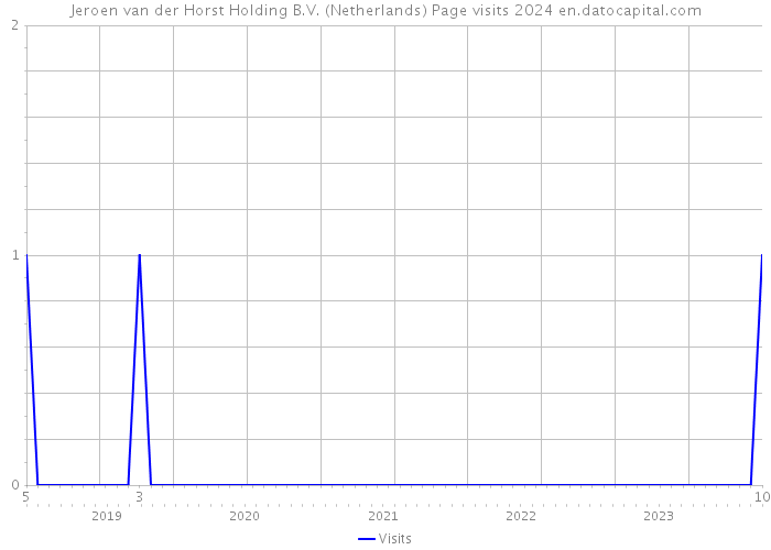 Jeroen van der Horst Holding B.V. (Netherlands) Page visits 2024 