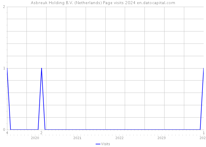 Asbreuk Holding B.V. (Netherlands) Page visits 2024 