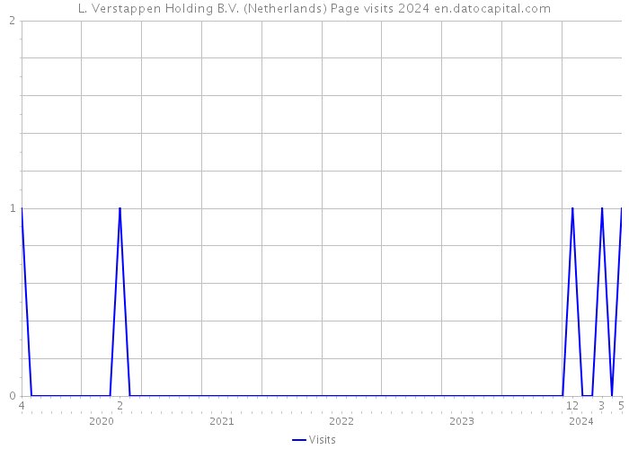 L. Verstappen Holding B.V. (Netherlands) Page visits 2024 