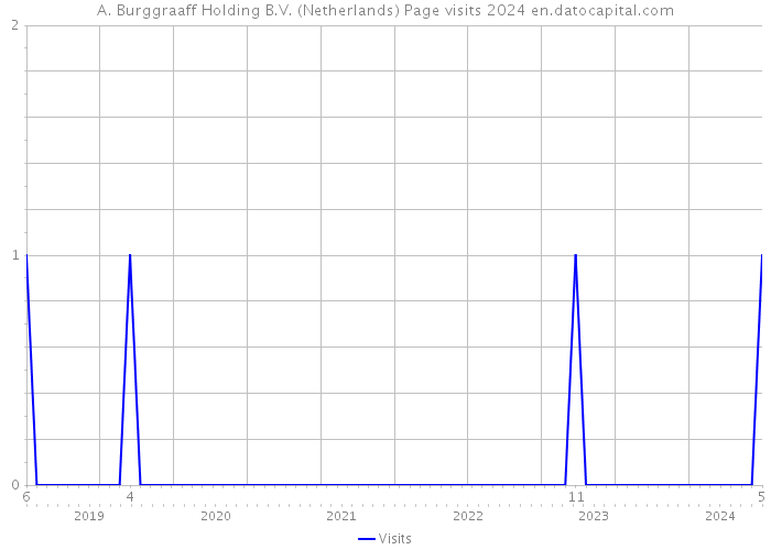 A. Burggraaff Holding B.V. (Netherlands) Page visits 2024 