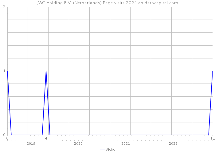 JWC Holding B.V. (Netherlands) Page visits 2024 