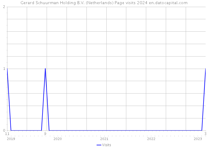 Gerard Schuurman Holding B.V. (Netherlands) Page visits 2024 