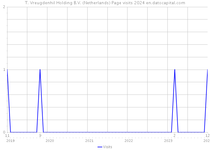 T. Vreugdenhil Holding B.V. (Netherlands) Page visits 2024 