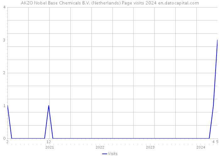 AKZO Nobel Base Chemicals B.V. (Netherlands) Page visits 2024 