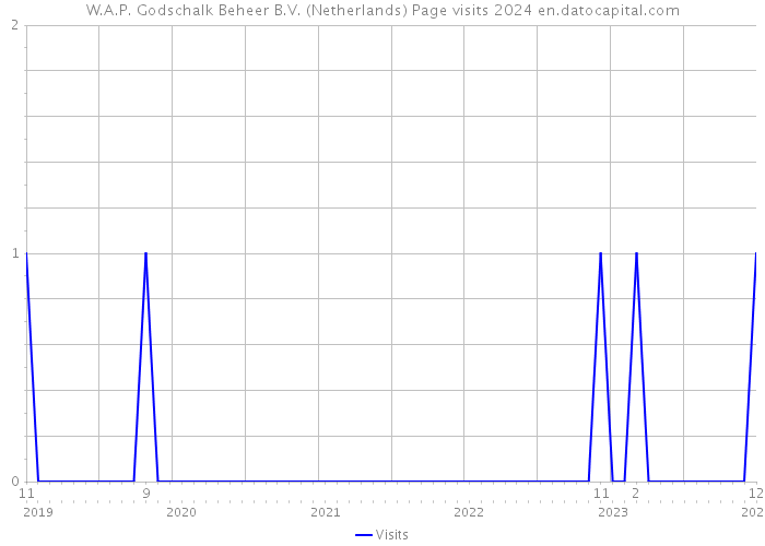 W.A.P. Godschalk Beheer B.V. (Netherlands) Page visits 2024 