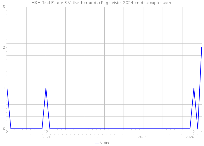 H&H Real Estate B.V. (Netherlands) Page visits 2024 