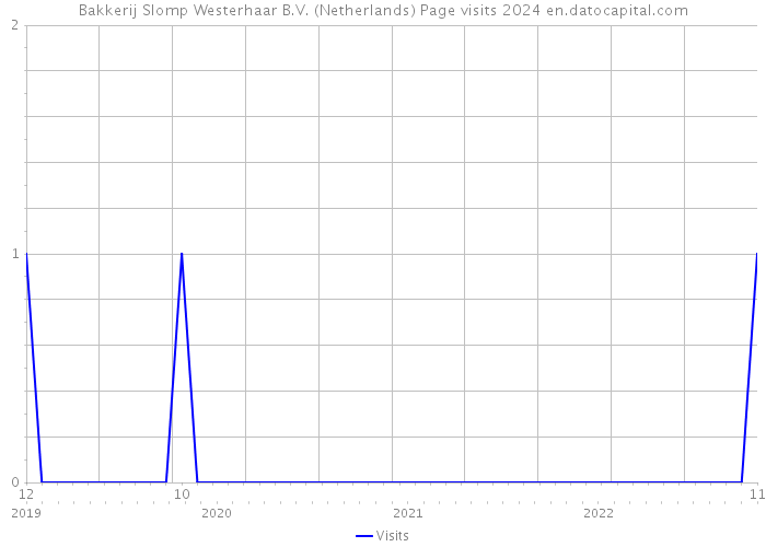 Bakkerij Slomp Westerhaar B.V. (Netherlands) Page visits 2024 