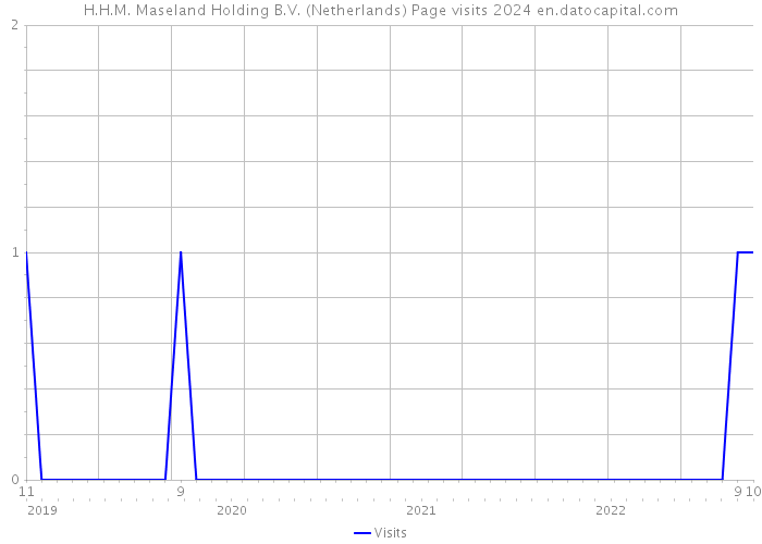 H.H.M. Maseland Holding B.V. (Netherlands) Page visits 2024 