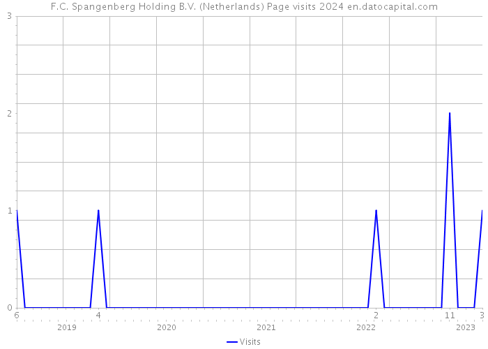F.C. Spangenberg Holding B.V. (Netherlands) Page visits 2024 