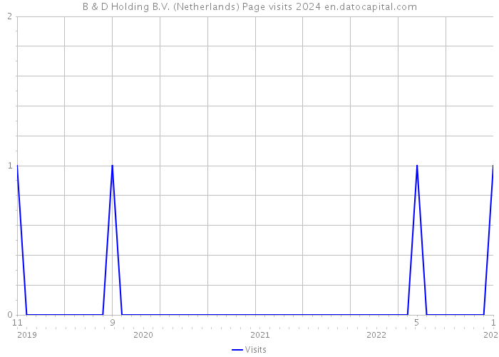 B & D Holding B.V. (Netherlands) Page visits 2024 