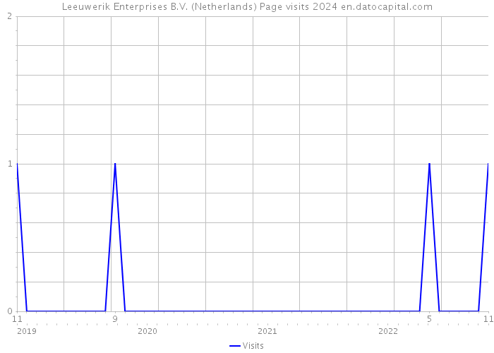 Leeuwerik Enterprises B.V. (Netherlands) Page visits 2024 
