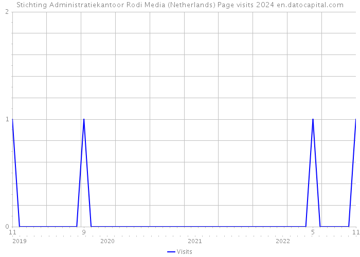 Stichting Administratiekantoor Rodi Media (Netherlands) Page visits 2024 