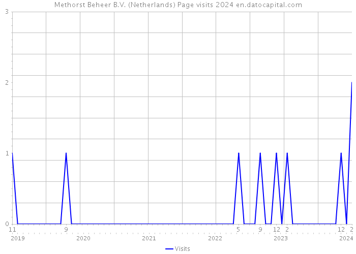 Methorst Beheer B.V. (Netherlands) Page visits 2024 