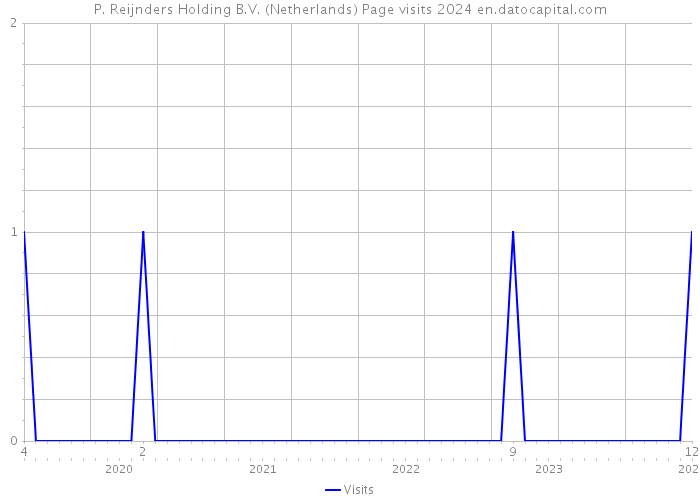 P. Reijnders Holding B.V. (Netherlands) Page visits 2024 