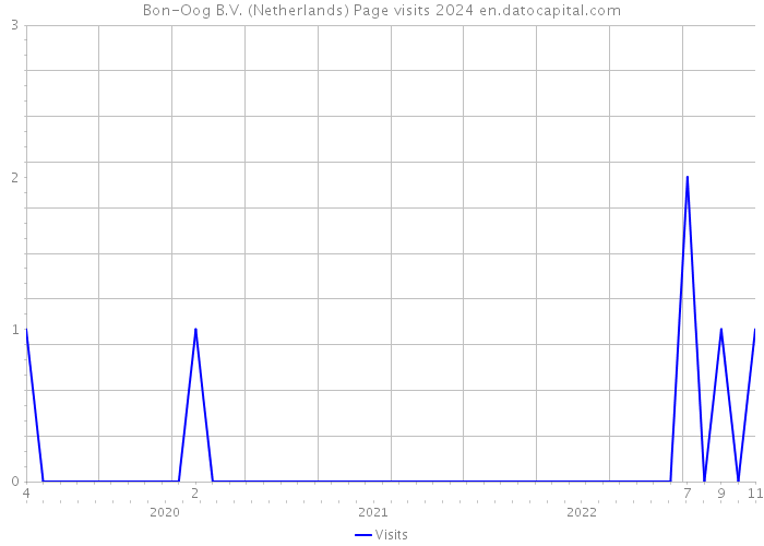 Bon-Oog B.V. (Netherlands) Page visits 2024 