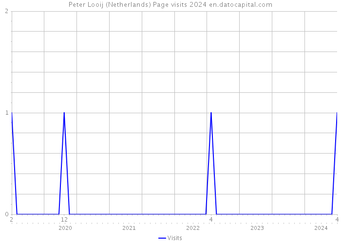 Peter Looij (Netherlands) Page visits 2024 