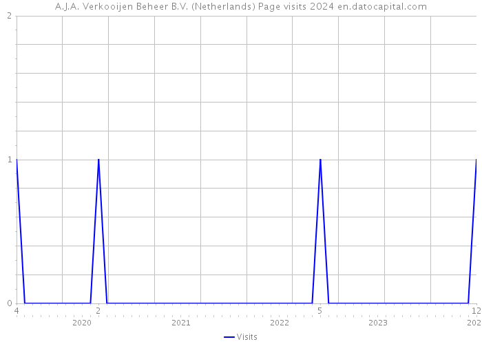 A.J.A. Verkooijen Beheer B.V. (Netherlands) Page visits 2024 