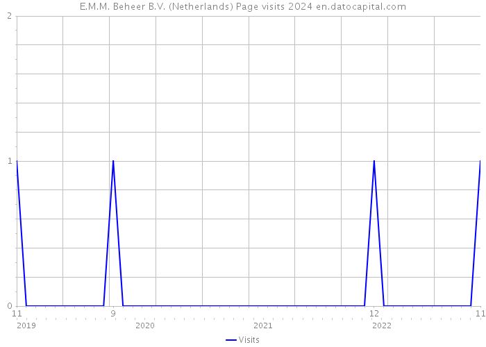 E.M.M. Beheer B.V. (Netherlands) Page visits 2024 