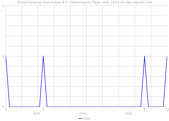 Eisma Holding Veenendaal B.V. (Netherlands) Page visits 2024 