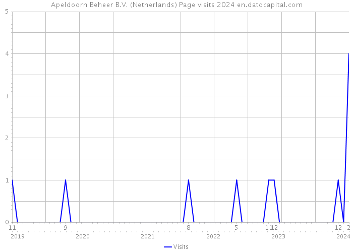 Apeldoorn Beheer B.V. (Netherlands) Page visits 2024 