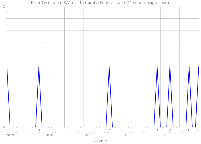 Krijn Terneuzen B.V. (Netherlands) Page visits 2024 