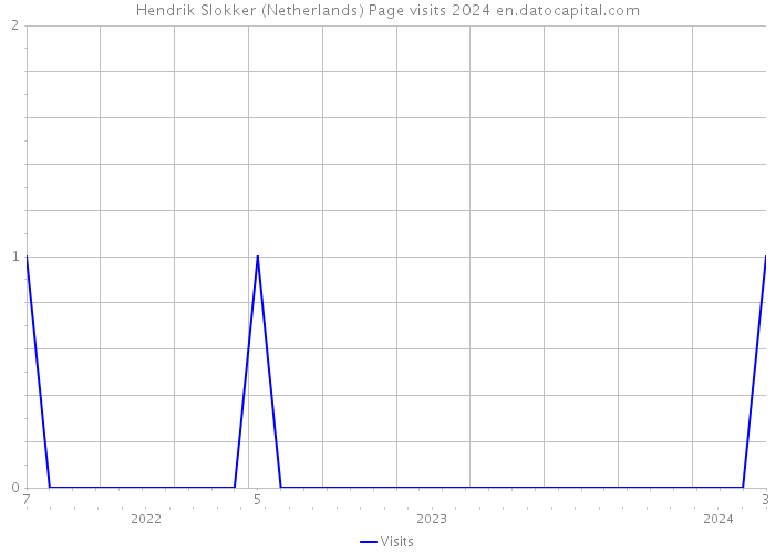 Hendrik Slokker (Netherlands) Page visits 2024 