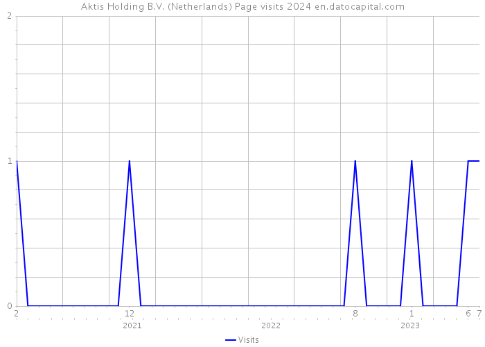 Aktis Holding B.V. (Netherlands) Page visits 2024 