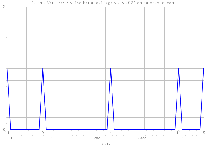 Datema Ventures B.V. (Netherlands) Page visits 2024 
