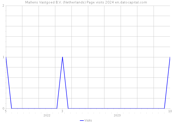 Mallens Vastgoed B.V. (Netherlands) Page visits 2024 