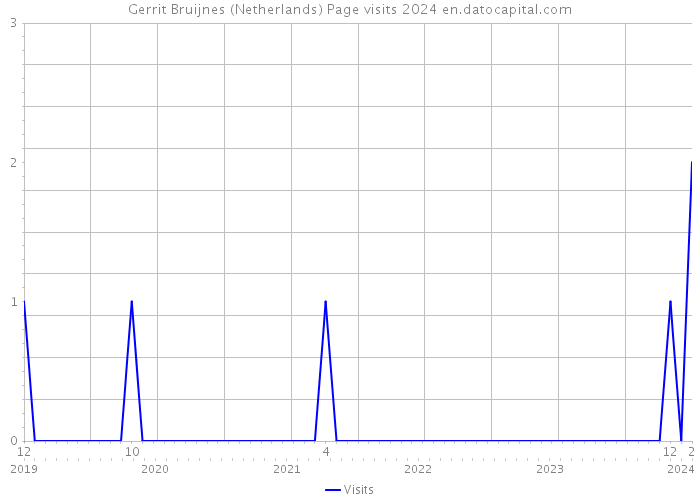 Gerrit Bruijnes (Netherlands) Page visits 2024 